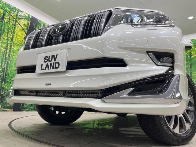 ランドクルーザープラド ＴＸ　Ｌパッケージ　禁煙車　サンルーフ　モデリスタエアロ　メーカー９型ナビ　全周囲カメラ　フルセグ　レーダークルーズ　ブラインドスポットモニター　７人乗　シートベンチレーション　ベージュ革　ルーフレール　ＬＥＤライト（31枚目）