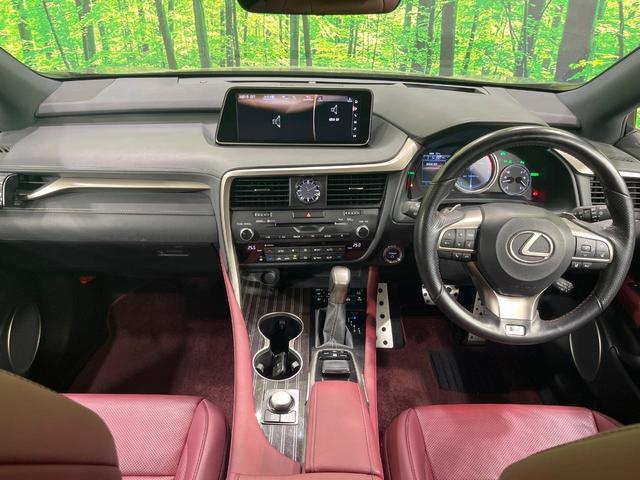ＲＸ ＲＸ４５０ｈ　Ｆスポーツ　禁煙車　サンルーフ　ＴＲＤエアロ　純正１２型ナビ　全周囲カメラ　レーダークルーズ　電動リアゲート　レザーシート　全席シートヒーター　前席シートエアコン　コーナーセンサー　純正２０インチアルミ（2枚目）