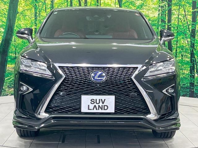 ＲＸ ＲＸ４５０ｈ　Ｆスポーツ　禁煙車　サンルーフ　ＴＲＤエアロ　純正１２型ナビ　全周囲カメラ　レーダークルーズ　電動リアゲート　レザーシート　全席シートヒーター　前席シートエアコン　コーナーセンサー　純正２０インチアルミ（16枚目）