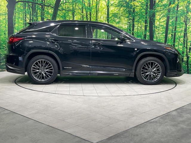 ＲＸ ＲＸ４５０ｈ　Ｆスポーツ　禁煙車　サンルーフ　ＴＲＤエアロ　純正１２型ナビ　全周囲カメラ　レーダークルーズ　電動リアゲート　レザーシート　全席シートヒーター　前席シートエアコン　コーナーセンサー　純正２０インチアルミ（30枚目）