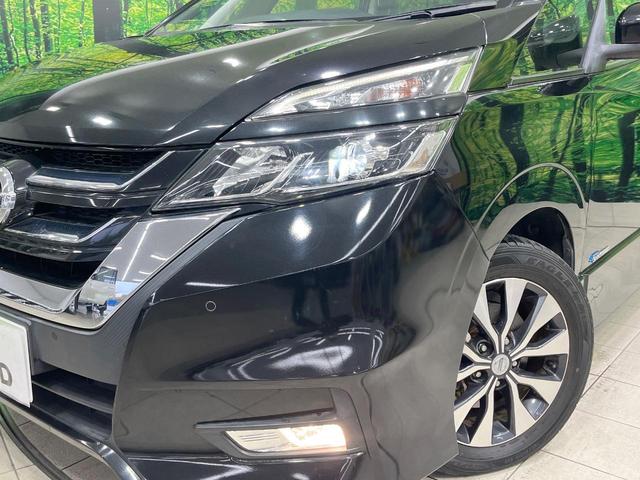 セレナ ハイウェイスター Vセレクション 禁煙車 両側電動ドア 純正SDナビ 後席モニター 全周囲カメラ 衝突被害軽減システム コーナーセンサー LEDヘッド ビルトインETC クルコン パークアシスト オートライト オートエアコン(12枚目)