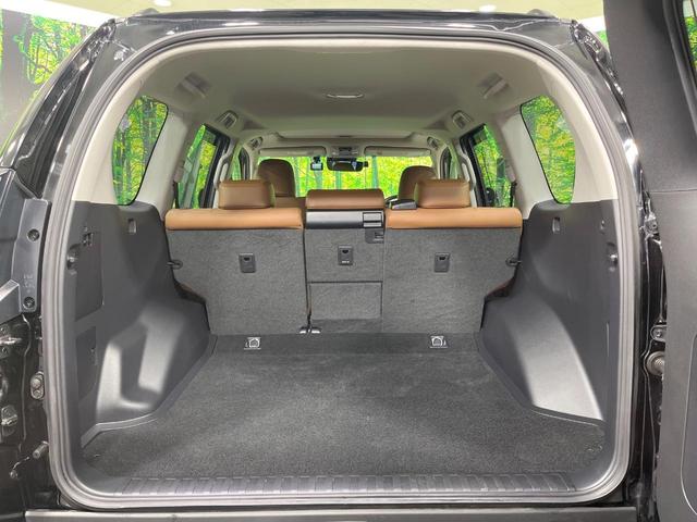 ランドクルーザープラド TX Lパッケージ 70thアニバーサリーリミテッド 禁煙車 サンルーフ 純正9型ナビ バックカメラ フルセグ レーダークルーズ シートベンチレーション 茶革 ETC パワーシート ステアリングスイッチ 純正AW ルーフレール LEDライト(48枚目)