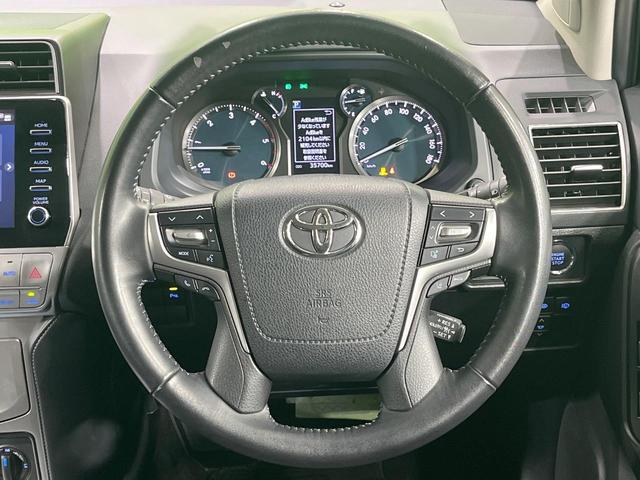 ランドクルーザープラド ＴＸ　Ｌパッケージ　禁煙車　サンルーフ　モデリスタエアロ　純正９型ナビ　全周囲カメラ　レーダークルーズ　７人乗り　衝突被害軽減　レザーシート　前席シートエアコン　コーナーセンサー　スマートキー　ＬＥＤヘッド（11枚目）