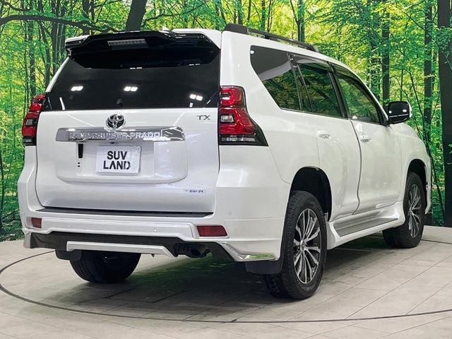 ランドクルーザープラド ＴＸ　Ｌパッケージ　禁煙車　サンルーフ　モデリスタエアロ　純正９型ナビ　全周囲カメラ　レーダークルーズ　７人乗り　衝突被害軽減　レザーシート　前席シートエアコン　コーナーセンサー　スマートキー　ＬＥＤヘッド（17枚目）