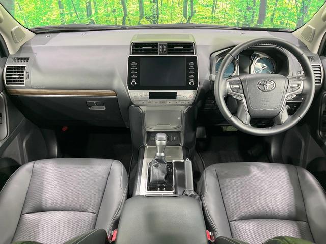 ランドクルーザープラド ＴＸ　Ｌパッケージ　マットブラックエディション　禁煙車　サンルーフ　純正９型ナビ　全周囲カメラ　黒革　レーダークルーズ　レザーシート　純正１８インチアルミ　前席シートエアコン　コーナーセンサー　スマートキー　ＬＥＤヘッド　ルーフレール　ＥＴＣ（2枚目）