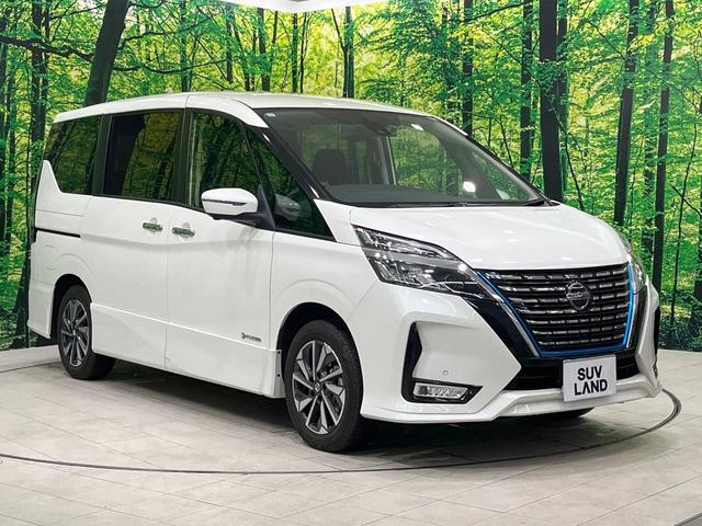 セレナ e-パワー ハイウェイスターV 禁煙車 後席モニター 純正9型ナビ 全周囲カメラ セーフティパックA 両側電動ドア 衝突被害軽減 レーダークルーズ コーナーセンサー スマートキー LEDヘッド ETC 車線逸脱警報 オートライト(16枚目)
