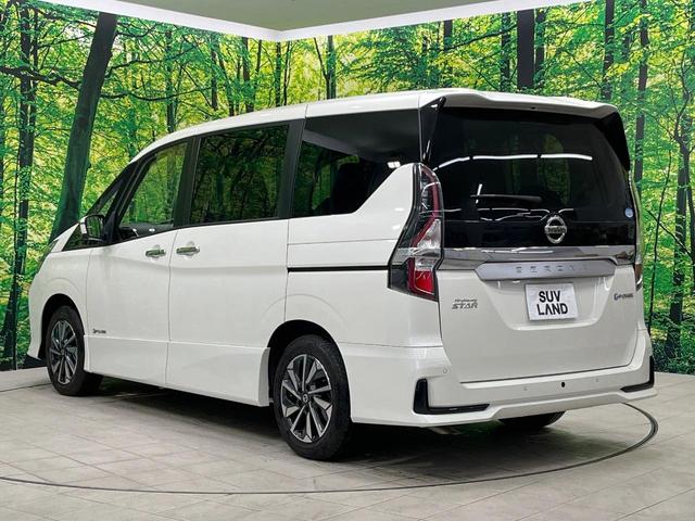 セレナ e-パワー ハイウェイスターV 禁煙車 後席モニター 純正9型ナビ 全周囲カメラ セーフティパックA 両側電動ドア 衝突被害軽減 レーダークルーズ コーナーセンサー スマートキー LEDヘッド ETC 車線逸脱警報 オートライト(29枚目)