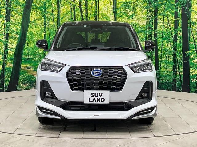 ロッキー プレミアムG HEV 禁煙車 モデリスタエアロ 9型BIG-Xナビ 全周囲カメラ フルセグ レーダークルーズ シートヒーター ETC オートライト ステアリグSW 衝突軽減装置 LEDライト 純正AW(15枚目)