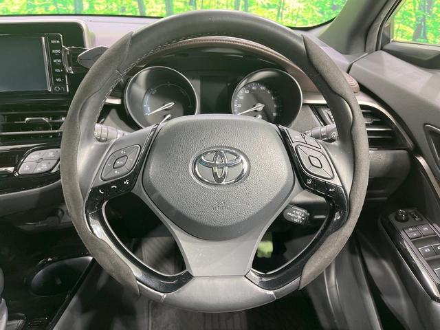 C-HR G 禁煙車 純正ナビ バックカメラ レーダークルーズ ハーフレザーシート コーナーセンサー シートヒーター スマートキー LEDヘッド ビルトインETC オートハイビーム 車線逸脱警報(13枚目)