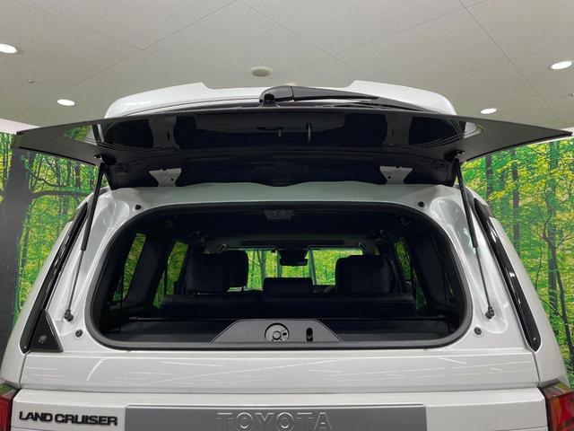 ランドクルーザー250 VX 禁煙車 サンルーフ 純正12.3ナビ 全周囲カメラ JBLサウンド 100V電源 衝突被害軽減 レーダークルーズ 電動リアゲート レザーシート 前席シートエアコン 純正18インチアルミ(37枚目)