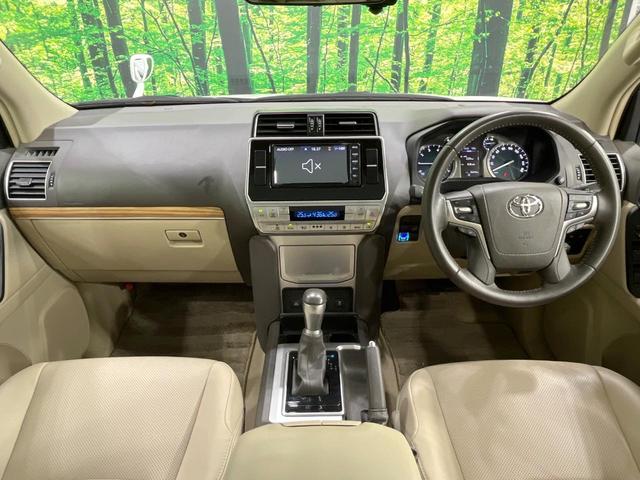 ランドクルーザープラド TX Lパッケージ マットブラックエディション 禁煙車 サンルーフ 純正ナビ バックカメラ フルセグ レーダークルーズ セーフティセンス ベージュ革シート シートベンチレーション コーナーセンサー LEDヘッド ルーフレール ビルトインETC(2枚目)