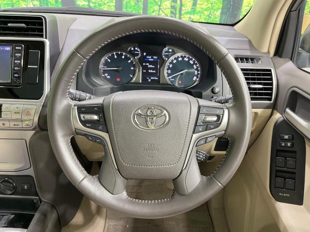 ランドクルーザープラド TX Lパッケージ マットブラックエディション 禁煙車 サンルーフ 純正ナビ バックカメラ フルセグ レーダークルーズ セーフティセンス ベージュ革シート シートベンチレーション コーナーセンサー LEDヘッド ルーフレール ビルトインETC(12枚目)