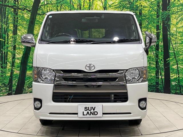 ハイエースバン スーパーGL ダークプライムII 禁煙車 純正ナビ バックカメラ フルセグTV 両側電動ドア セーフティセンス 100V電源 コーナーセンサー スマートキー LEDヘッド ETC2.0 Bluetooth CD/DVD再生(14枚目)