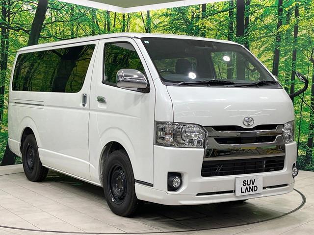 ハイエースバン スーパーGL ダークプライムII 禁煙車 純正ナビ バックカメラ フルセグTV 両側電動ドア セーフティセンス 100V電源 コーナーセンサー スマートキー LEDヘッド ETC2.0 Bluetooth CD/DVD再生(16枚目)