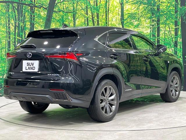 ＮＸ ＮＸ３００ｈ　Ｆスポーツ　禁煙車　サンルーフ　１０型ナビ　全周囲カメラ　ブラインドスポットモニター　電動リアゲート　シートベンチレーション　ステアリングヒーター　衝突軽減　レーダークルーズ　ＡＣ１００Ｖ電源　ＥＴＣ（17枚目）