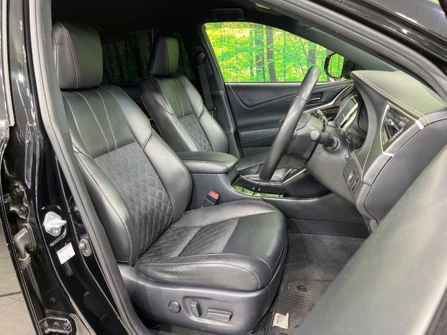 ハリアー エレガンス　禁煙車　純正９型ナビ　コーナーセンサー　パワーシート　バックカメラ　ハーフレザーシート　スマートキー　ＬＥＤヘッド　ビルトインＥＴＣ　純正１７インチアルミ　オートライト　デュアルエアコン　フォグランプ（8枚目）