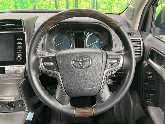 ランドクルーザープラド ＴＸ　Ｌパッケージ　マットブラックエディション　禁煙車　９型ナビ　全周囲カメラ　フルセグ　黒革シート　シートベンチレーション　パワーシート　セーフティセンス　レーダークルーズ　レーンアシスト　オートマチックハイビーム　クリアランスソナー　ＥＴＣ（11枚目）