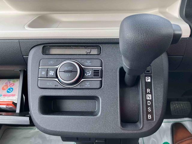 ムーヴキャンバス ストライプスX 両側電動スライドドア プッシュボタンスターター 盗難防止&警報装置 電動格納ドアミラー オートエアコン プライバシーガラス コーナーセンサー 衝突被害軽減ブレーキ(13枚目)