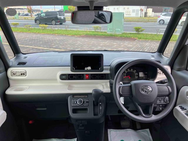 ムーヴキャンバス ストライプスX 両側電動スライドドア プッシュボタンスターター 盗難防止&警報装置 電動格納ドアミラー オートエアコン プライバシーガラス コーナーセンサー 衝突被害軽減ブレーキ(23枚目)