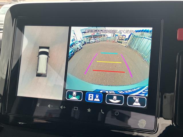 スペーシア ギア HYBRID XZターボ 全方位モニターナビ バックカメラ オートライト Bluetooth スライドドア 純正ナビ プッシュスタート オートエアコン シートヒーター スズキセーフティーサポート 衝突被害軽減システム アイドリングストップ(8枚目)