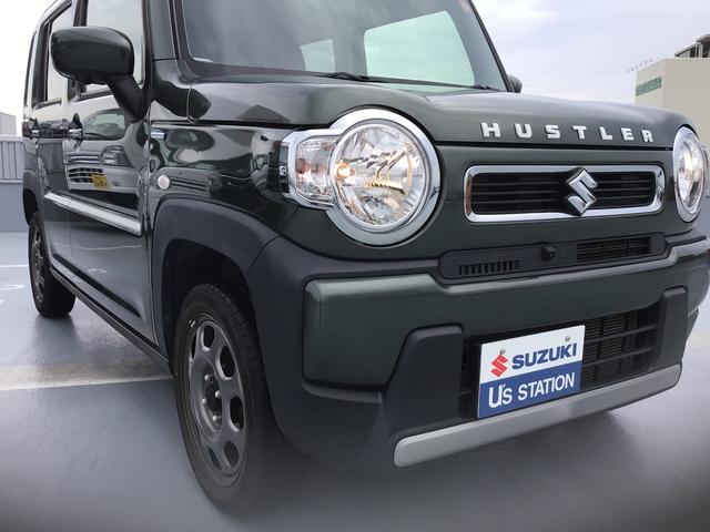 ハスラー ＨＹＢＲＩＤ　Ｇ　全方位モニターナビ　バックカメラ　オートライト　プッシュスタート　オートエアコン　スズキセーフティーサポート　衝突被害軽減システム　アイドリングストップ　衝突安全ボディ（8枚目）