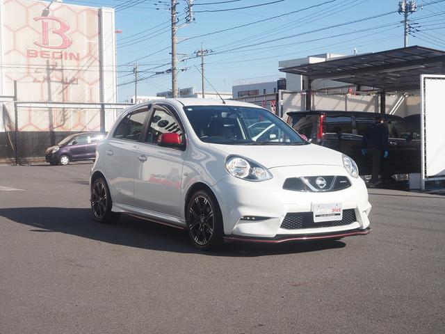 マーチ ニスモ　専用エアロ　ローダウン　本革巻きハンドル　メモリーナビ　Ｂｌｕｅｔｏｏｔｈ　地上テレビ　フルセグ　ドライブレコーダー（Ｆ・Ｒ）　ＥＴＣ　アイドリングストップ（7枚目）