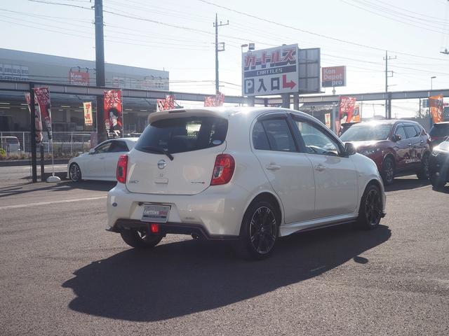 マーチ ニスモ　専用エアロ　ローダウン　本革巻きハンドル　メモリーナビ　Ｂｌｕｅｔｏｏｔｈ　地上テレビ　フルセグ　ドライブレコーダー（Ｆ・Ｒ）　ＥＴＣ　アイドリングストップ（10枚目）