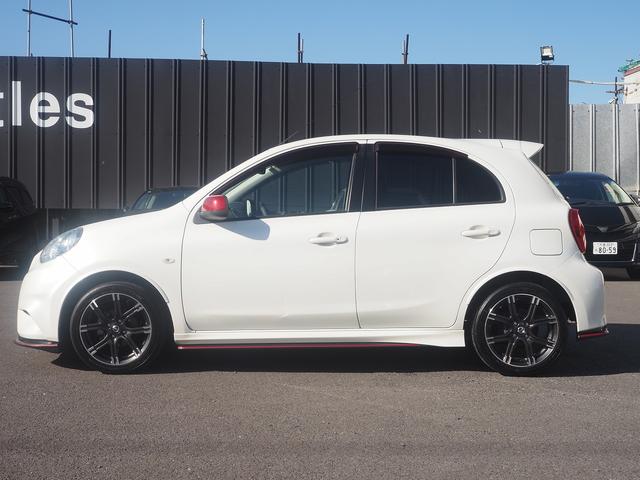 マーチ ニスモ　専用エアロ　ローダウン　本革巻きハンドル　メモリーナビ　Ｂｌｕｅｔｏｏｔｈ　地上テレビ　フルセグ　ドライブレコーダー（Ｆ・Ｒ）　ＥＴＣ　アイドリングストップ（11枚目）