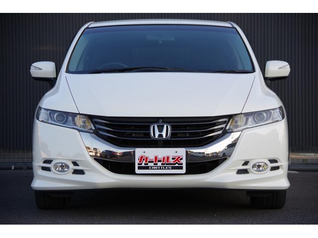 オデッセイ M サイドカメラ フロントカメラ ワンセグテレビ エアバック 横滑り防止 AUTOエアコン Rカメラ AUTOライト DVD PW キーレス 三列シート USB ETC ABS HDDナビ ナビTV(3枚目)