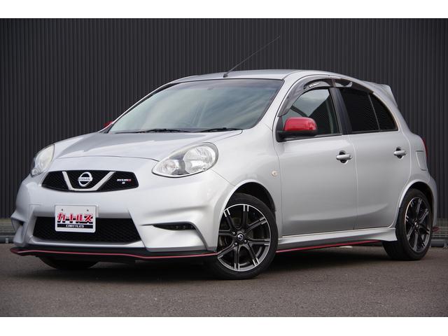 マーチ ニスモ　Ｓ　テレビ　ＷＳＲＳ　運転席エアバック　ＵＳＢ接続　盗難防止装置　Ｂカメラ　フルオートエアコン　ＤＶＤ再生　キーレスエントリー　エアロ　Ａライト　ＥＴＣ　ワンセグ　ＰＳ　ローダウン　ＡＢＳ　横滑防止（2枚目）