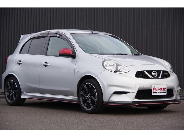 マーチ ニスモ　Ｓ　テレビ　ＷＳＲＳ　運転席エアバック　ＵＳＢ接続　盗難防止装置　Ｂカメラ　フルオートエアコン　ＤＶＤ再生　キーレスエントリー　エアロ　Ａライト　ＥＴＣ　ワンセグ　ＰＳ　ローダウン　ＡＢＳ　横滑防止（4枚目）