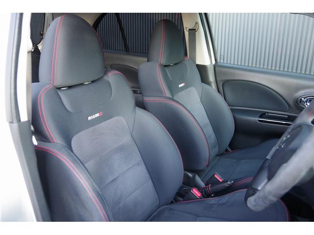 マーチ ニスモ　Ｓ　テレビ　ＷＳＲＳ　運転席エアバック　ＵＳＢ接続　盗難防止装置　Ｂカメラ　フルオートエアコン　ＤＶＤ再生　キーレスエントリー　エアロ　Ａライト　ＥＴＣ　ワンセグ　ＰＳ　ローダウン　ＡＢＳ　横滑防止（21枚目）