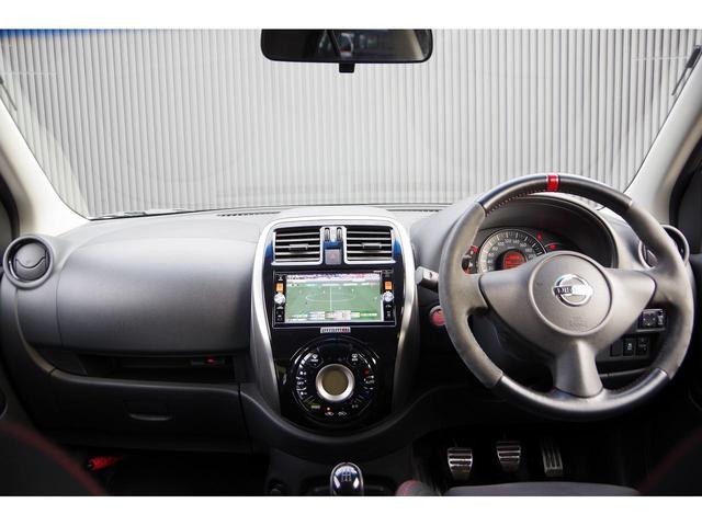 マーチ ニスモ　Ｓ　テレビ　ＷＳＲＳ　運転席エアバック　ＵＳＢ接続　盗難防止装置　Ｂカメラ　フルオートエアコン　ＤＶＤ再生　キーレスエントリー　エアロ　Ａライト　ＥＴＣ　ワンセグ　ＰＳ　ローダウン　ＡＢＳ　横滑防止（24枚目）