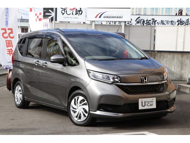 フリード Ｇ・ホンダセンシング　ワンオーナー　純正ナビ　純正前後ドラレコ　運転席助手席シートヒーター　ＬＥＤヘッドライト　両側電動スライドドア　６人乗り（2枚目）