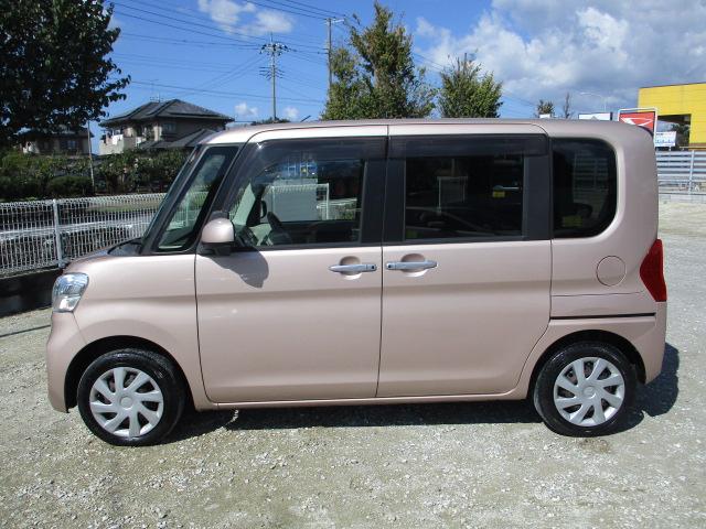 タント Ｘ　ＳＡＩＩ　車検令和９年４月　衝突軽減システム　バックカメラ　パワースライドドア　スマートキー　タイミングチェーン　横滑り防止システム　アイドリングストップ　純正ピンクメタリック　左ピラーレス大型開閉ドア（23枚目）