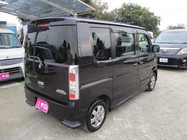 エブリイワゴン ＰＺターボ　車検令和８年３月　メモリーナビ　地デジテレビ　ＣＤ　オートエアコン　左パワースライドドア　タイミングチェーン　純正アルミホイール　ドアバイザー　プライバシーガラス　後期モデル　修復歴なし　キーレス（28枚目）