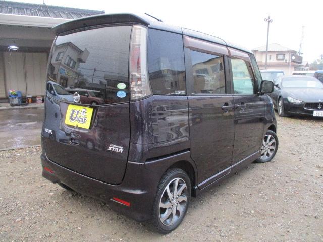 ルークス ハイウェイスター　車検Ｒ８年６月　ワンオーナー　ＨＤＤナビ　フルセグＴＶ　Ｂｌｕｅｔｏｏｔｈオーディオ再生接続　バックカメラ　ＣＤ　ＥＴＣ　左側パワースライドドア　ＨＩＤライト　フォグ　１４インチアルミ　電格ドアミラー（2枚目）