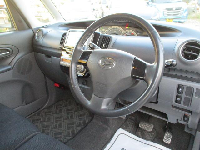 タント カスタムＶセレクションターボ　車検Ｒ８年２月　走行４．８万キロ　ＨＤＤナビ　ＣＤ録音　ＤＶＤ再生　ＥＴＣ　左側パワースライドドア　ＨＩＤヘッドライト　フォグランプ　１５インチアルミ　電格ドアミラー　スマートキー　タイミングチェーン（4枚目）