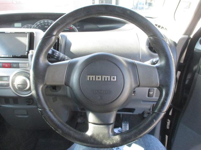 タント カスタムＲＳ　車検整備付　修復歴無　走行５６０００ｋｍ　ＨＤＤナビ　ＴＶ　スマートキー　片側パワースライドドア　電格ミラー　ウィンカーミラー　ＭＯＭＯハンドル　社外１４インチアルミホイール　フォグ　ＣＤ　ＤＶＤ（4枚目）