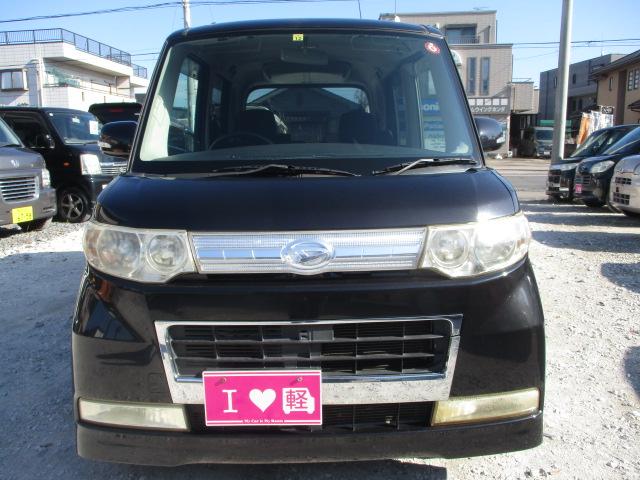 タント カスタムＲＳ　車検整備付　修復歴無　走行５６０００ｋｍ　ＨＤＤナビ　ＴＶ　スマートキー　片側パワースライドドア　電格ミラー　ウィンカーミラー　ＭＯＭＯハンドル　社外１４インチアルミホイール　フォグ　ＣＤ　ＤＶＤ（34枚目）