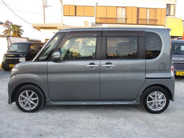 タント カスタムＲＳ　車検整備付　ナビ　フルセグＴＶ　バックカメラ　ＣＤ　ＤＶＤ　左側パワースライドドア　ＨＩＤヘッドライト　フォグ　１４インチアルミ　電格ドアミラー　ウインカーミラー　ｍｏｍｏステアリング　スマートキー（25枚目）