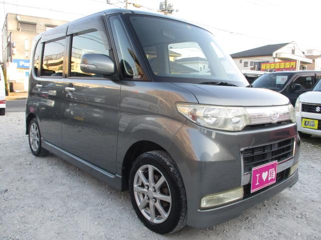 タント カスタムＲＳ　車検整備付　ナビ　フルセグＴＶ　バックカメラ　ＣＤ　ＤＶＤ　左側パワースライドドア　ＨＩＤヘッドライト　フォグ　１４インチアルミ　電格ドアミラー　ウインカーミラー　ｍｏｍｏステアリング　スマートキー（30枚目）