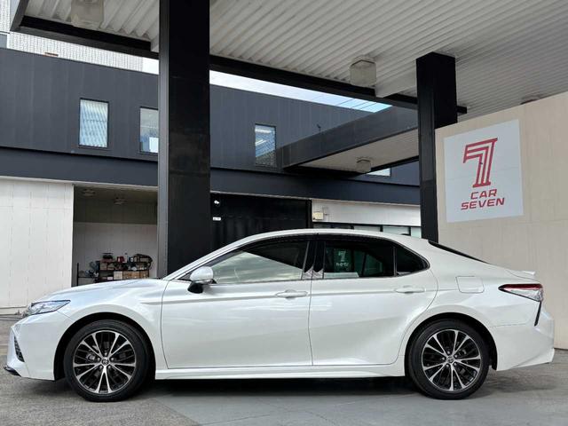 カムリ WSレザーパッケージ ワンオーナー 禁煙車 パノラマルーフ 本革シート セーフティーセンス BMS スポーツサスペンション LEDヘッドライト デイライト 純正SDナビ バックモニター Bluetooth 純正18AW(33枚目)
