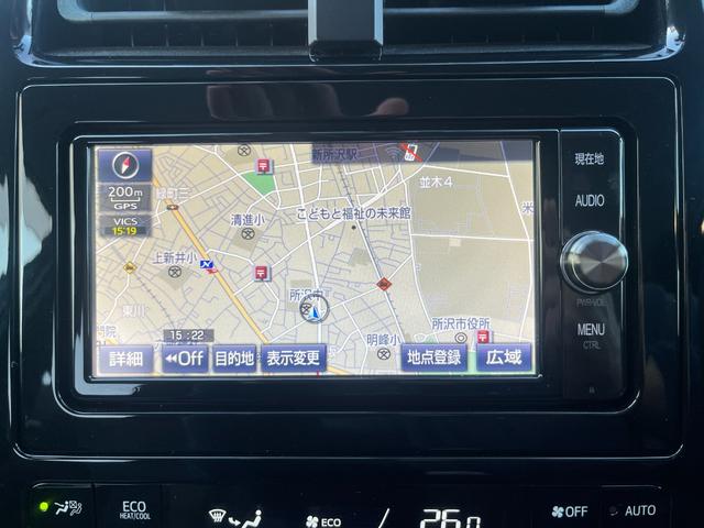 プリウス Ｓ　モデリスタフルエアロ　ワンオーナー　禁煙車　ナビレディＰＫＧ　ステアリングスイッチ　純正ナビ　バックモニター　Ｂｌｕｅｔｏｏｔｈ　フルセグＴＶ　ＬＥＤヘッドランプ　オートライト　ＬＥＤフォグ（7枚目）