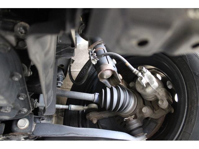 前方サスペンション部分をご覧ください
