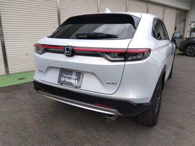 ヴェゼル e:HEVZ 当社デモカー HondaSENSING ドラレコ メモリーナビ リアカメラ ETC 純正アルミ 衝突回避支援ブレーキ機能 1オナ スマキ Pトランク フルオートエアコン Dレコ エアバッグ Rカメ(3枚目)