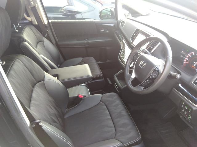 オデッセイ アブソルート・EXホンダセンシング 7人 HondaSENSING 全周囲カメラ ドラレコ メモリーナビ ETC 純正アルミ フルセグテレビ ワンオーナ 360°カメラ 横滑り防止装置 コーナーセンサー シ-トヒ-タ- Pシート USB(19枚目)