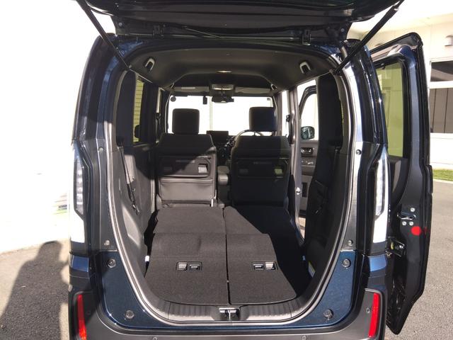 Ｎ－ＢＯＸカスタム ターボ　当社デモカー　ＨｏｎｄａＳＥＮＳＩＮＧ　ドラレコ　全周囲カメラ　ＨＤＤナビ　ＥＴＣ　純正アルミ　イモビライザー　１オナ　衝突被害軽減　フロントカメラ　サイドカメラ　禁煙　ベンチシート　キーフリー（21枚目）