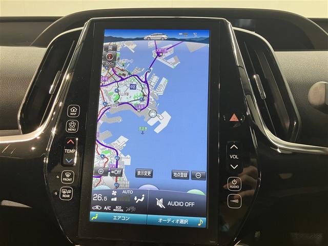 プリウスPHV Sナビパッケージ 地デジ クルーズコントロール LEDヘッドライト 1オーナー ESC ナビTV パワステ ETC PW スマートキー カーテンエアバック ミュージックプレイヤー接続可 キーフリー セキュリティ ABS(6枚目)