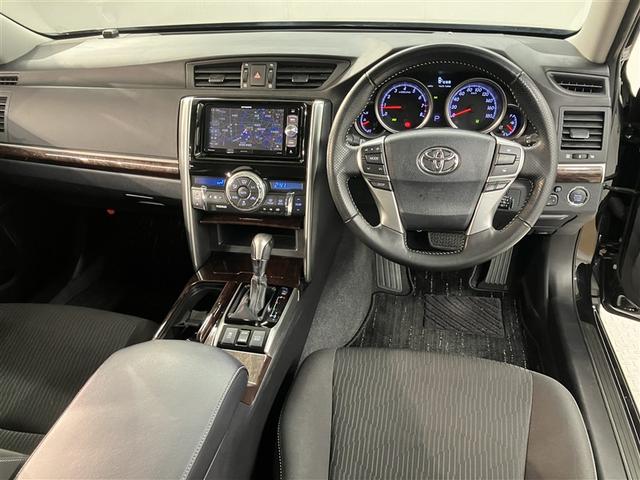 マークX 250G DVD再生機能 AAC キーレスエントリー AUX Sキー オートクルーズ 点検記録簿 イモビ パワーウインド PS エアバック サイドエアバッグ ABS パワーシート ナビTV Wエアバッグ ETC(5枚目)